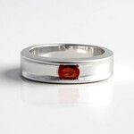 Anello in argento con Rubino Tanzania