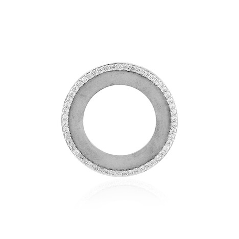 Ciondolo in argento con Zircone (MONOSONO COLLECTION)