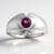 Anello in argento con Granato Roshoite (Pallanova)