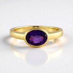 Anello in argento con Ametista