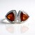 Anello in argento con Granato Essonite