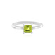 Anello in argento con Peridoto Arizona