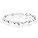 Bracciale in argento con Tanzanite (Pallanova)