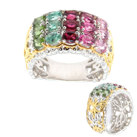 Anillo en plata con Turmalina (Gems en Vogue)