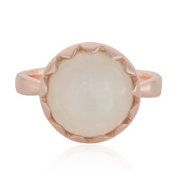 Anello in argento con Pietra di Luna Bianca