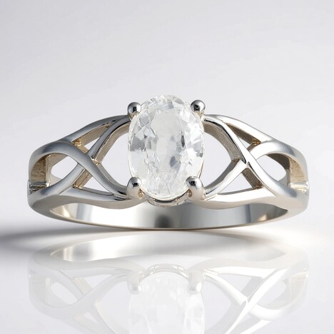 Anello in argento con Zircone