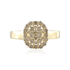 Gouden ring met I2 Champagne Diamanten (de Melo)