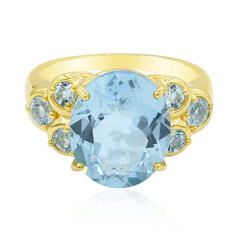 Sky Blue Topaz Silver Ring
