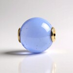 Ciondolo in argento con Calcedonio Blu (MONOSONO COLLECTION)