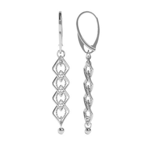 Orecchini in argento (Bali Barong)