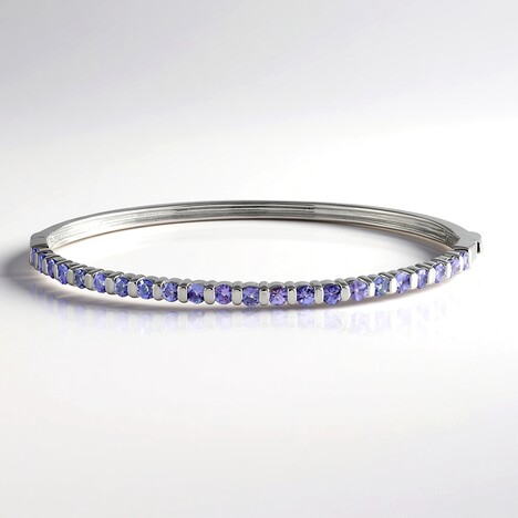Bracciale in argento con Tanzanite