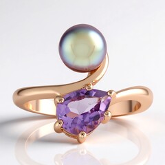 Anello in argento con Ametista (TPC)