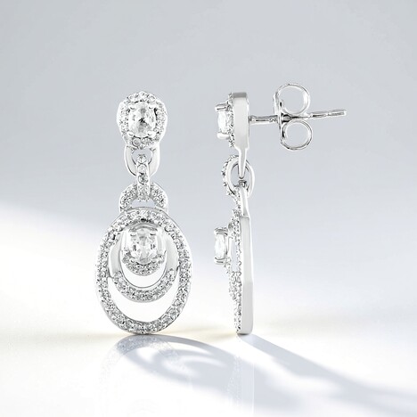 Orecchini in argento con Zircone