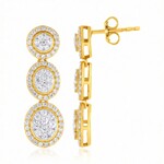 Orecchini in argento con Zircone (de Melo Essence)