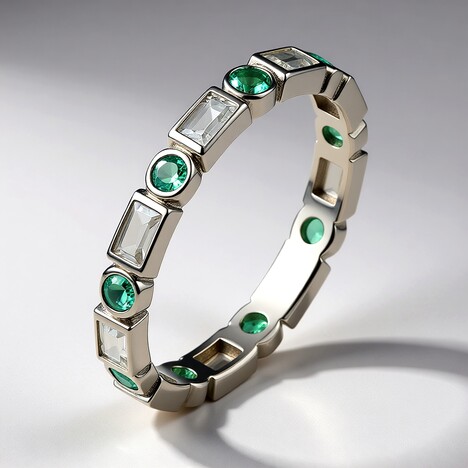 Anello in argento con Zircone