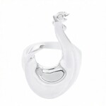 Anello placcato in oro con Zircone