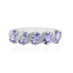 Bague en argent et Tanzanite