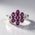 Anello in argento con Rodolite