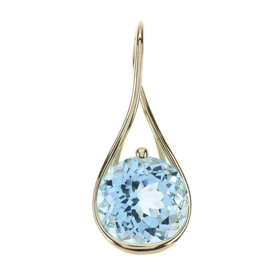Pendentif en or et Topaze bleu ciel (dagen)