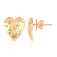 SI1 (G) Brillant-Goldohrringe (Annette)