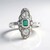 Anello in argento con Smeraldo Colombiano