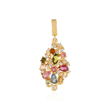 Turmalin-Silberanhänger