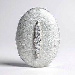 Ciondolo in argento con Diamante