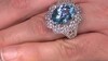 Zilveren ring met een hemel-blauwe topaas (Dallas Prince Designs)