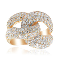Gouden ring met SI1 (H) Diamanten (Nara Jewelry)