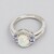 Anello in argento con Opale di Welo