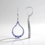 Orecchini in oro con Tanzanite (KM by Juwelo)
