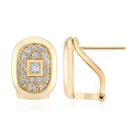 Gouden oorbellen met Diamanten SI1 (G) (Annette)