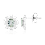 Orecchini in argento con Tanzanite Verde (non riscaldata)