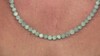 Collar en plata con Aguamarina de Brasil