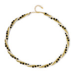Collana in argento con Spinello Nero (Riya)