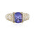 Anello in oro con Tanzanite AAA (de Melo)