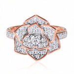 9K SI1 (G) Diamond Gold Ring (Annette)