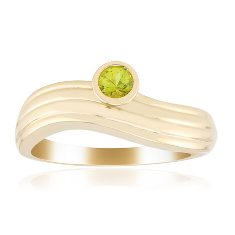 Gouden ring met een chrysoberil (de Melo Gold)