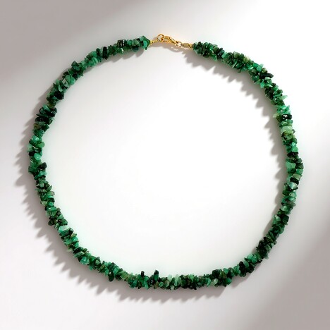 Collana in argento con Smeraldo Zambia