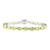 Brazalete en plata con Peridoto
