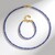 Parure in argento con Tanzanite