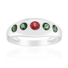 Anello in argento con Tormalina Rosa Brasiliana (Pallanova)