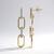 Orecchini in oro con Diamante I1 (H) (de Melo Gold)