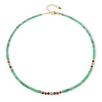 Collana in argento con Smeraldo Zambia