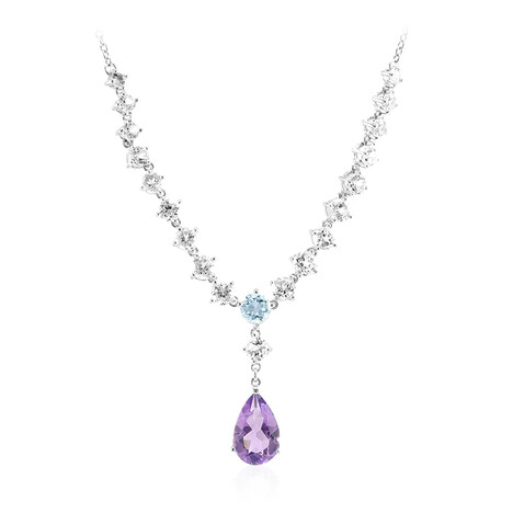 Amethyst-Silbercollier
