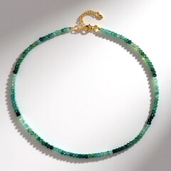 Collana in argento con Grandidierite (Riya)