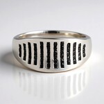 Anello in argento con Spinello Nero