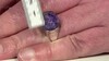 Anillo en plata con Charoita