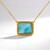 Collana in oro con Larimar