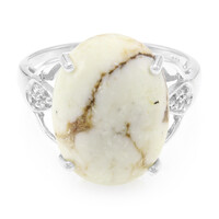 Bague en argent et Magnésite